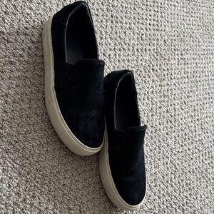 UGG Black and White Flats